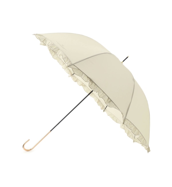 ファッションメンズお薦め|【エスペランサ/ESPERANZA】 フェミニンフリル 雨傘 日傘 遮光 レイン 長傘