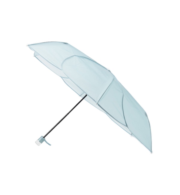 ファッションメンズお薦め|【エスペランサ/ESPERANZA】 クリアアンブレラ／パウダリーフローラミニ 折りたたみ傘 雨傘