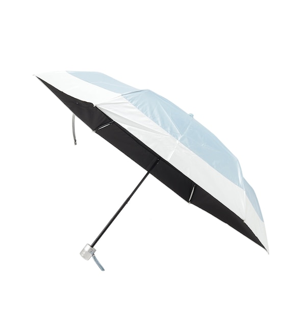 【エスペランサ/ESPERANZA】 パールブバイカラーミニ 折りたたみ傘 日傘 紫外線遮蔽率：99.9%以上 遮光率：99.9%以上