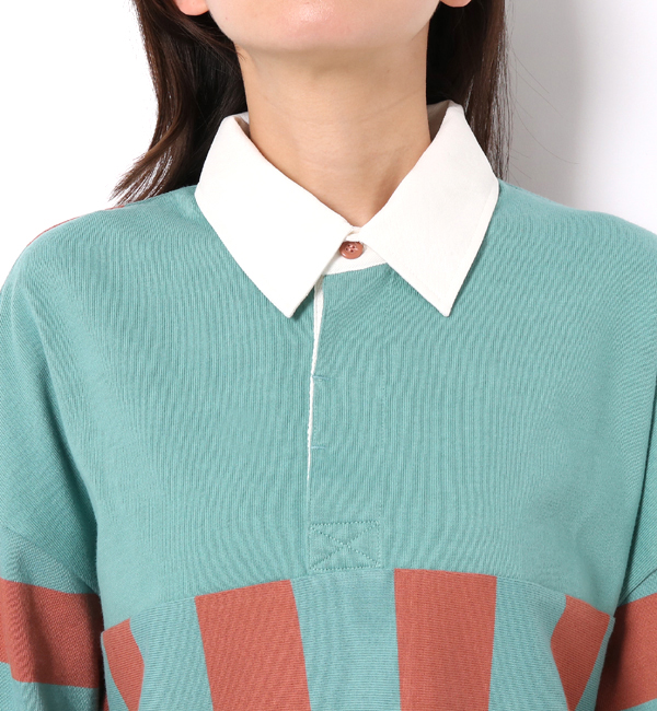 Sw L S Rugby シャツワンピース Moussy マウジー の通販 アイルミネ