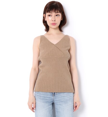 V Neck Knit タンクトップ Moussy マウジー の通販 アイルミネ