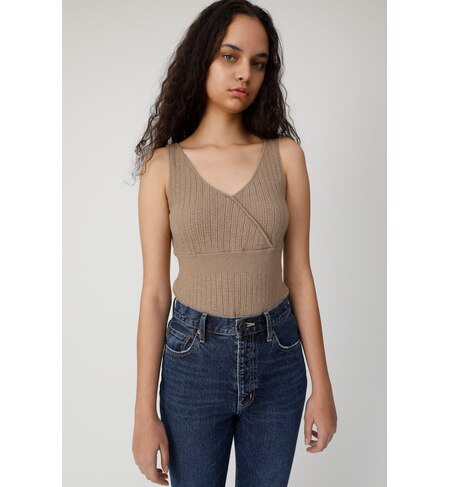 V Neck Knit タンクトップ Moussy マウジー の通販 アイルミネ