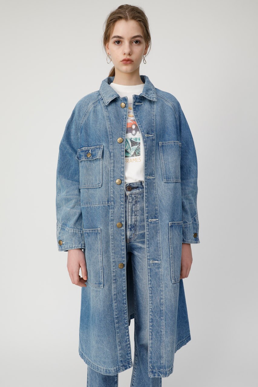 DENIM DUSTER コート|MOUSSY(マウジー)の通販｜アイルミネ