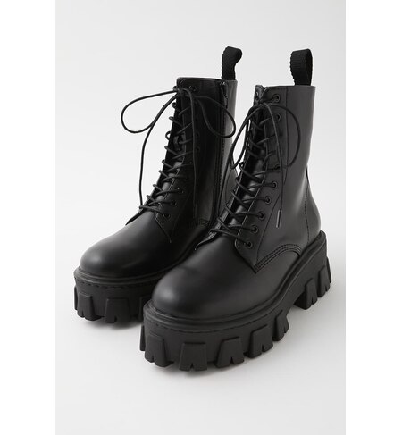 Lace Up Chunky Sole ブーツ Moussy マウジー の通販 アイルミネ