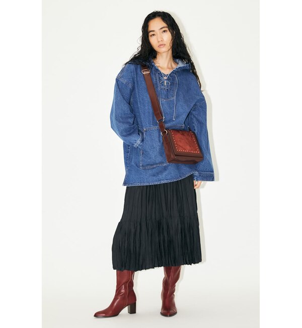 Denim Mexican Parka ワンピース Moussy マウジー の通販 アイルミネ