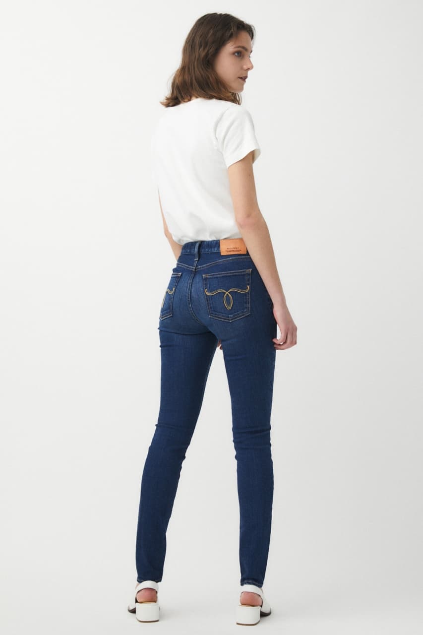 MOUSSY WFRebirth embroidery SKINNY