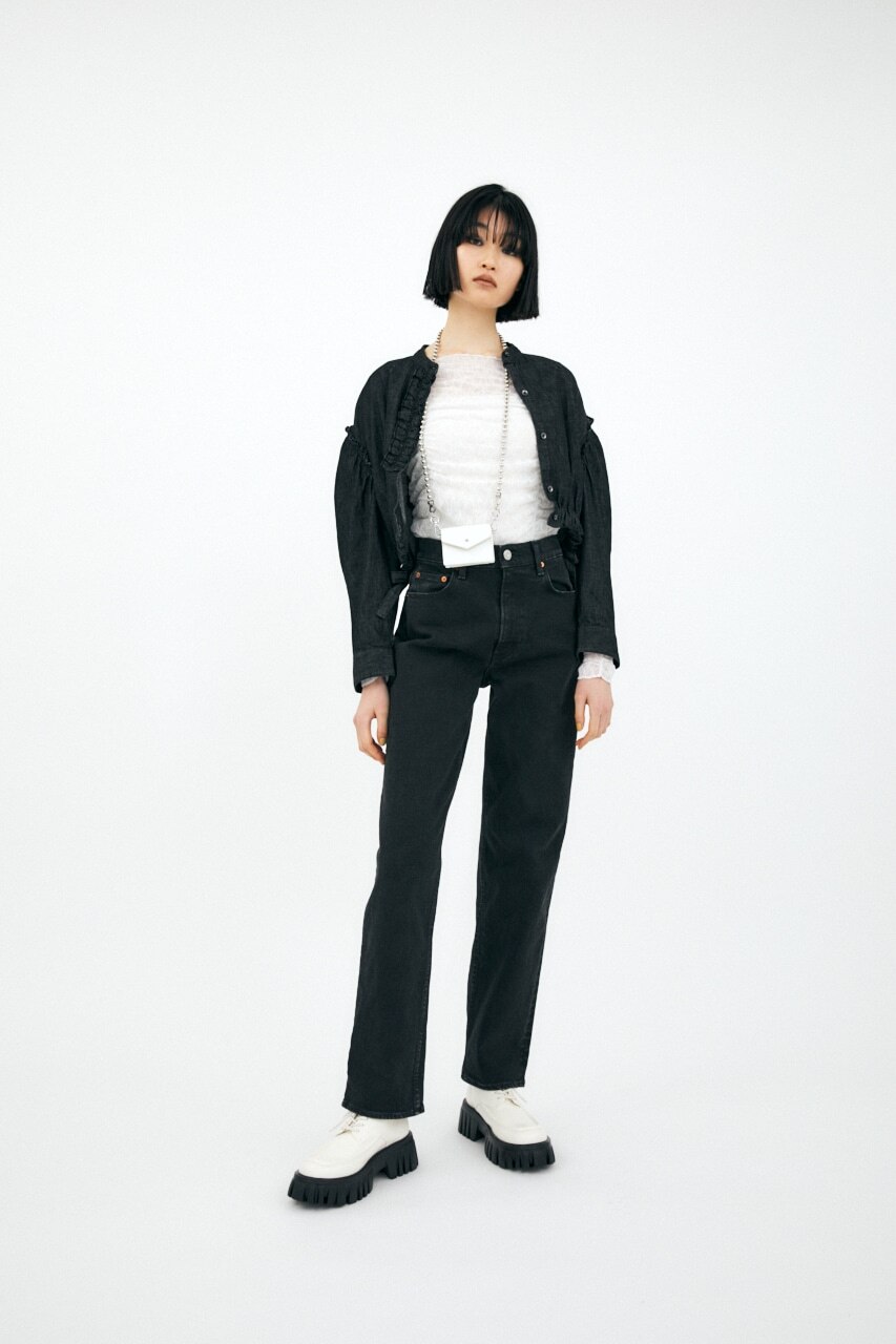 PLAIN JEANS COLOR STRAIGHT|MOUSSY(マウジー)の通販｜アイルミネ