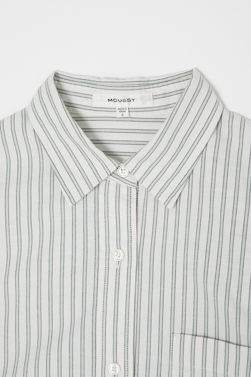 WASHED OX STRIPE シャツ|MOUSSY(マウジー)の通販｜アイルミネ