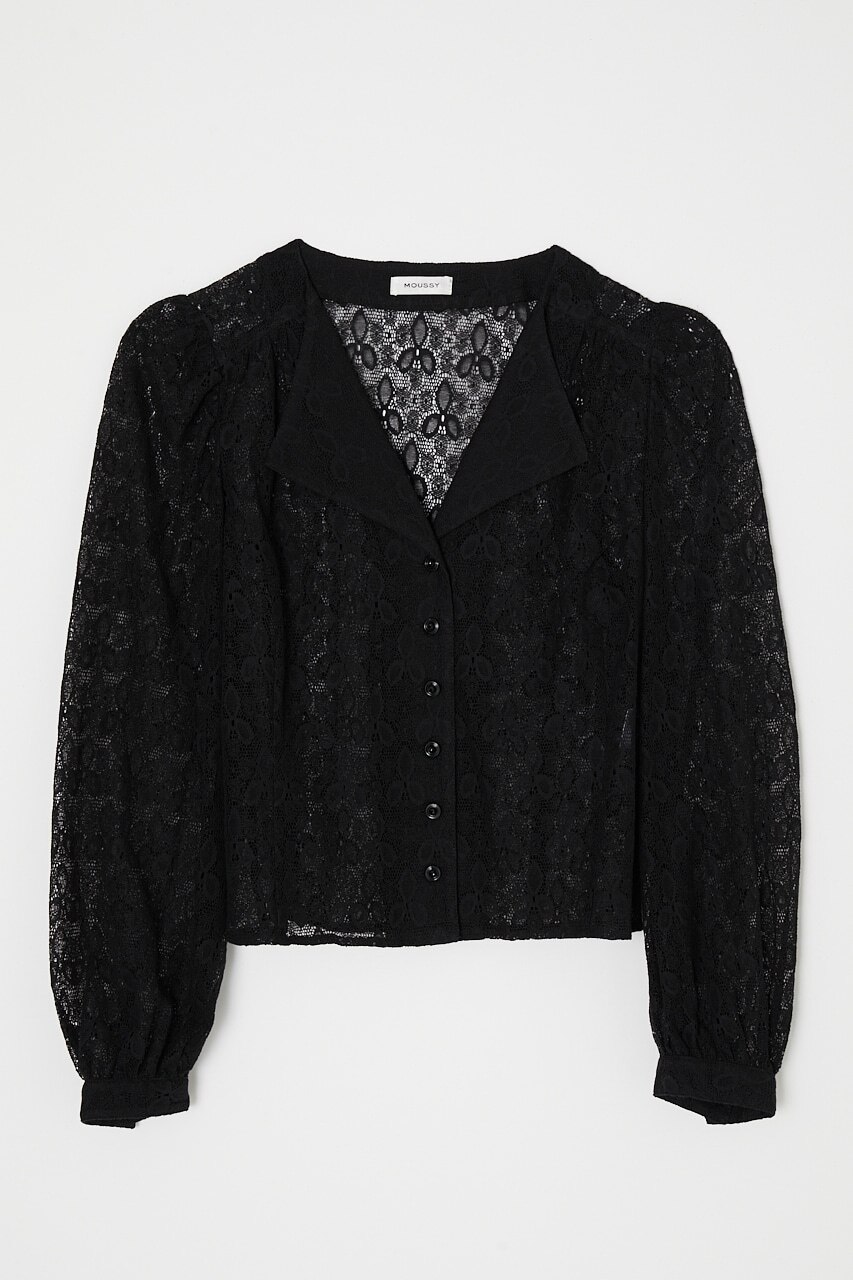 PUFF SHOULDER LACE ブラウス|MOUSSY(マウジー)の通販｜アイルミネ