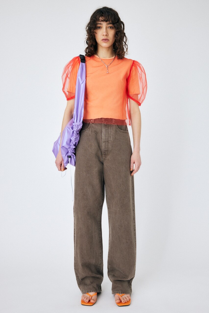 MOUSSY 新作 HW COLOR LOOSE STRAIGHT