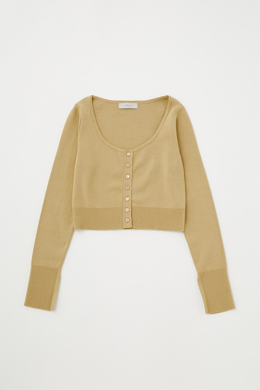 SHORT KNIT BUTTON UP トップス|MOUSSY(マウジー)の通販｜アイルミネ