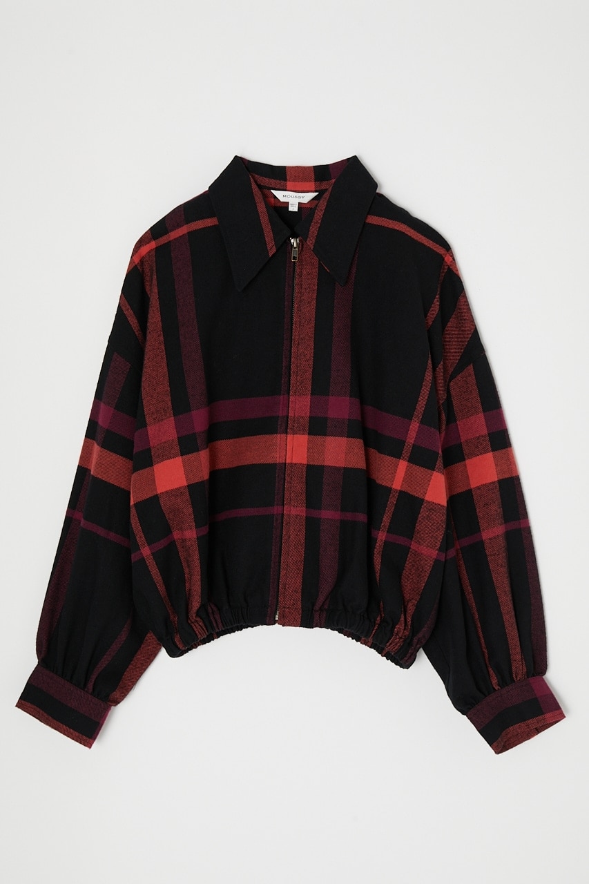 ZIP UP CHECK シャツ|MOUSSY(マウジー)の通販｜アイルミネ