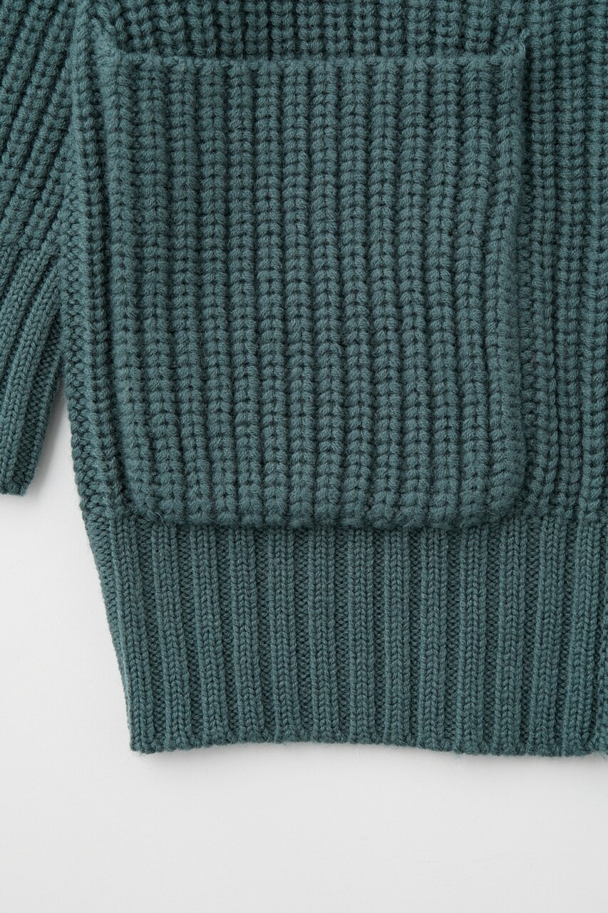 MOUSSY 完売 Rib stitch Loose V knit ピンク | polomicroalghe.it