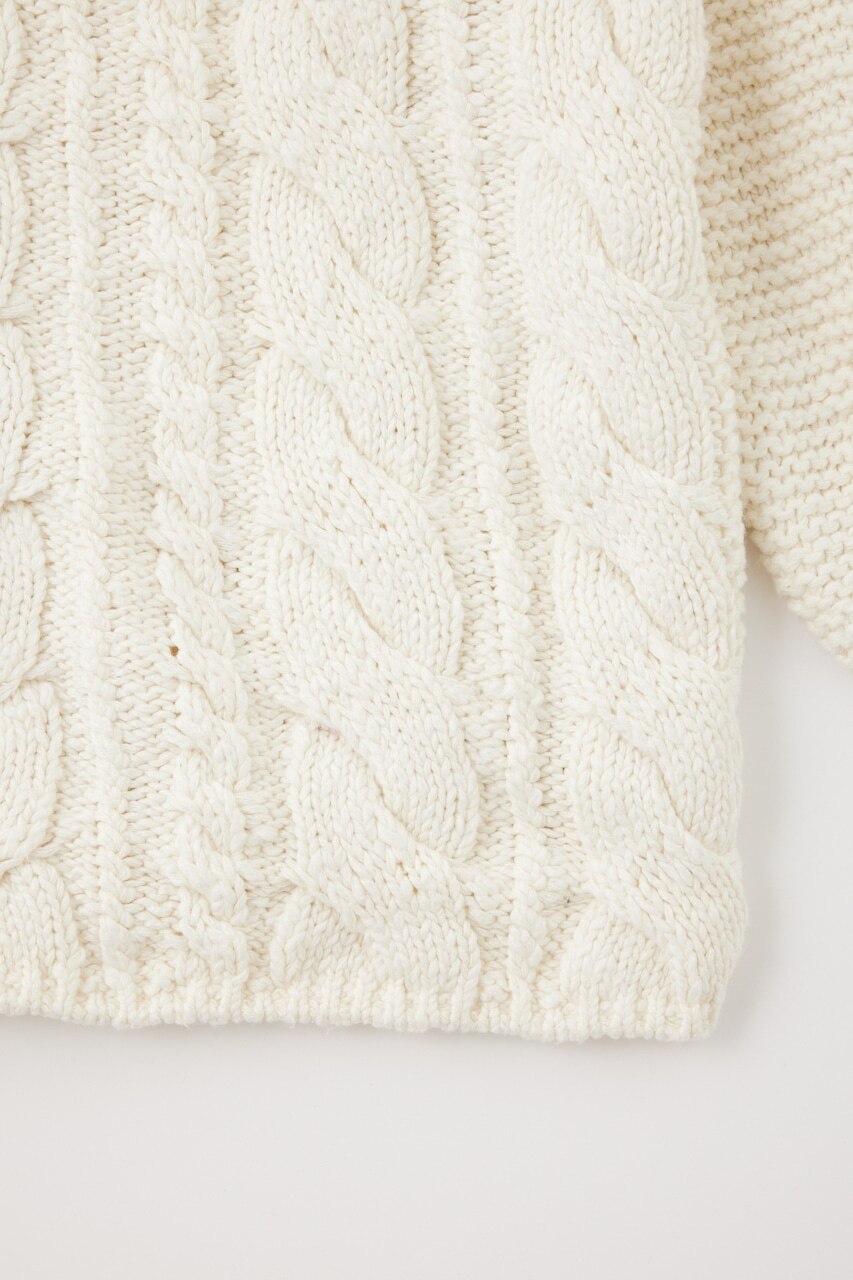 CABLE KNIT チュニック