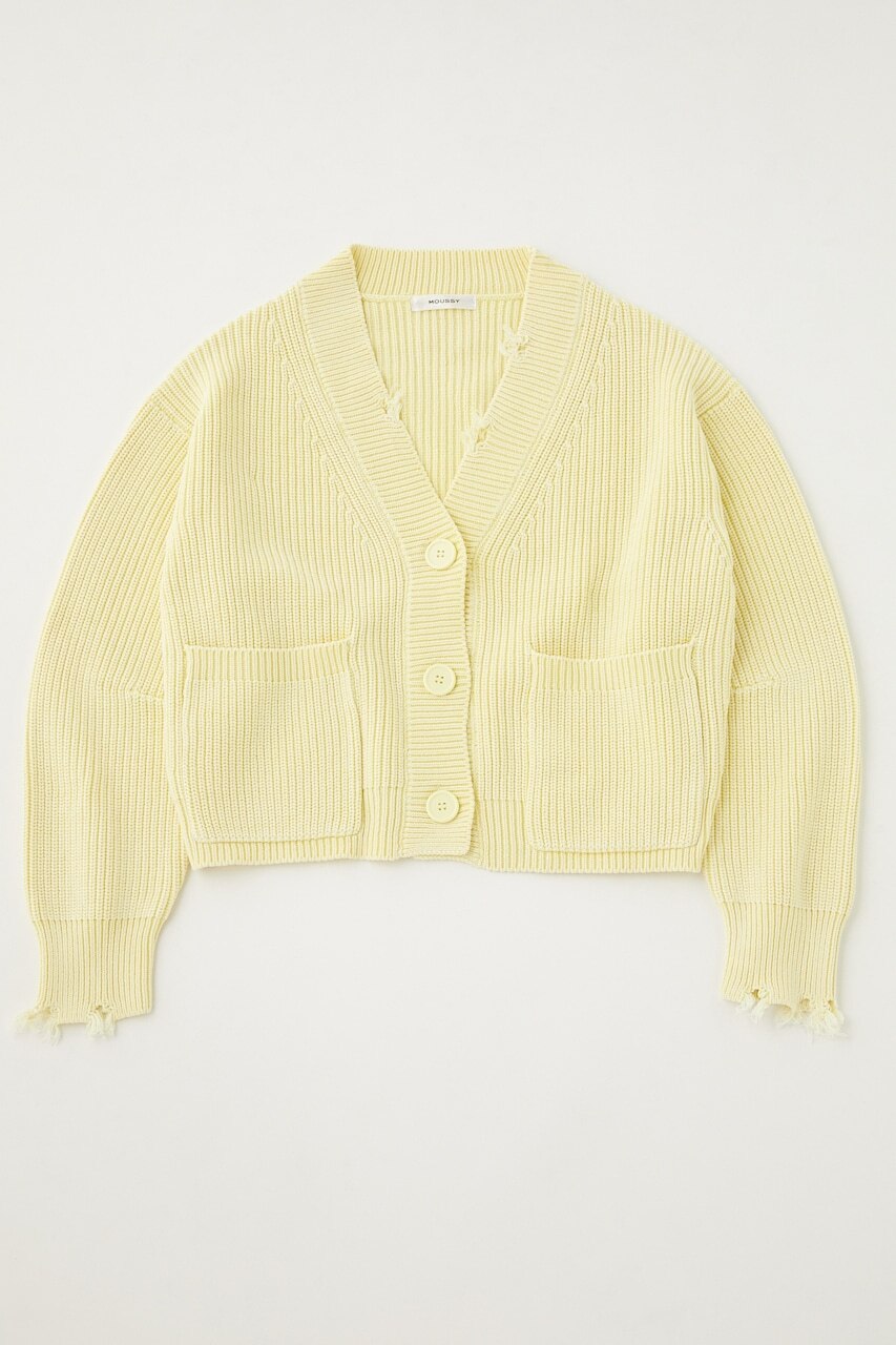 PIGMENT DYE KNIT カーディガン|MOUSSY(マウジー)の通販｜アイルミネ