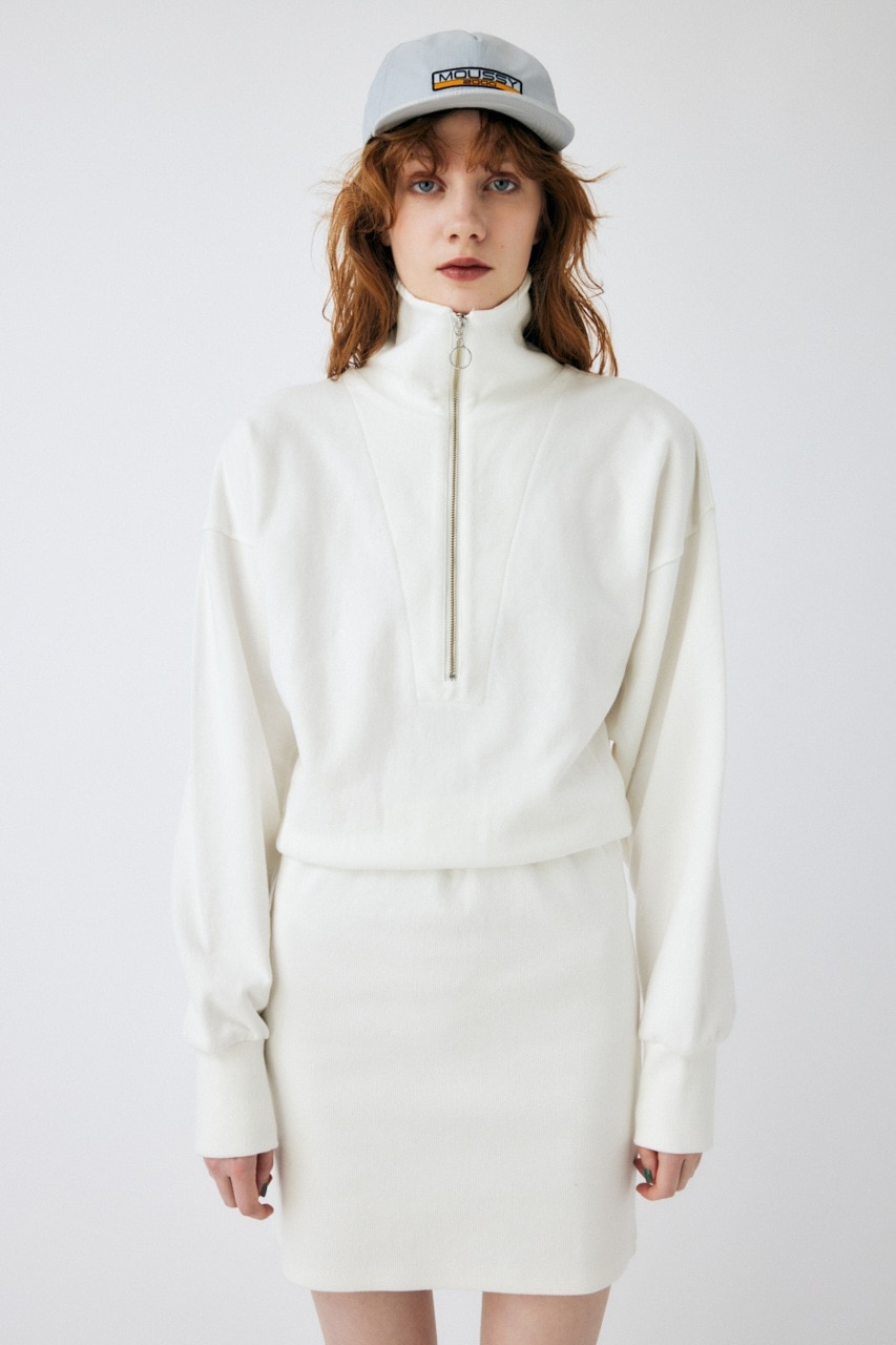 ZIP UP MINI ドレス|MOUSSY(マウジー)の通販｜アイルミネ