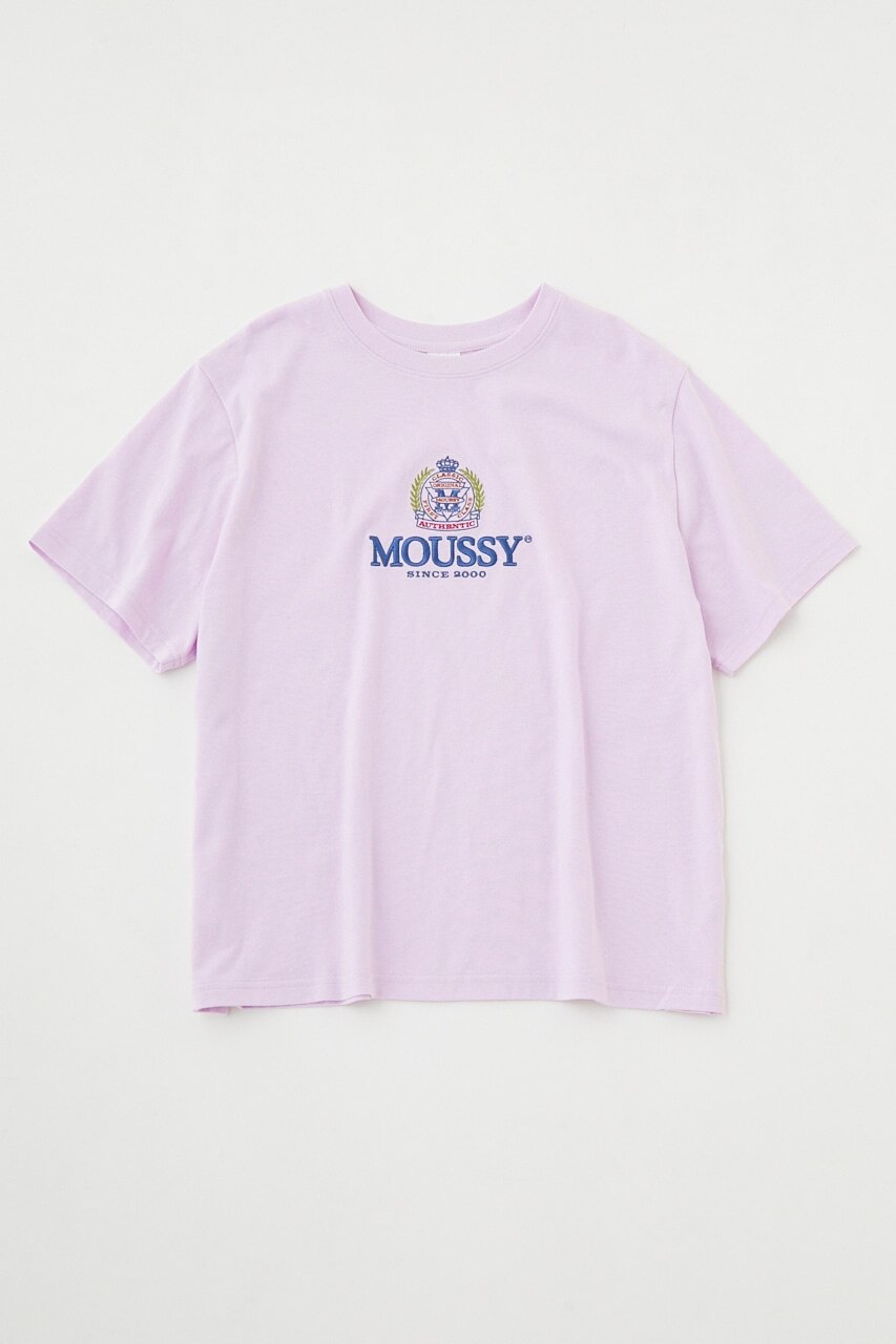 CLASSIC EMBROIDERY MOUSSY Tシャツ