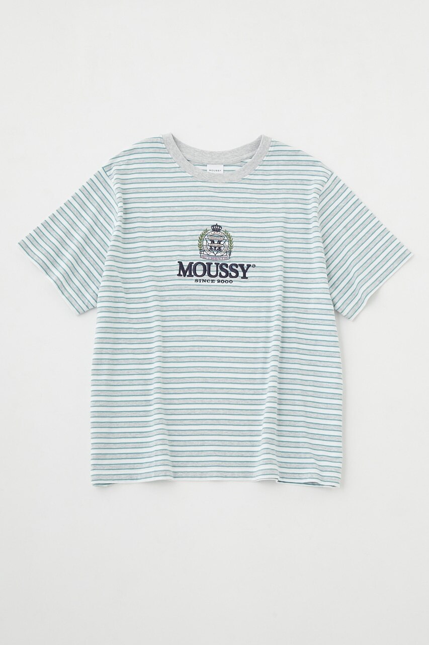 CLASSIC EMBROIDERY MOUSSY Tシャツ