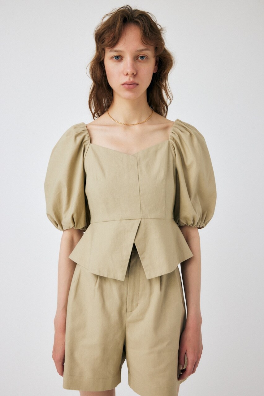 moussy 完売 ブラウス denim puff sleeve | www.innoveering.net