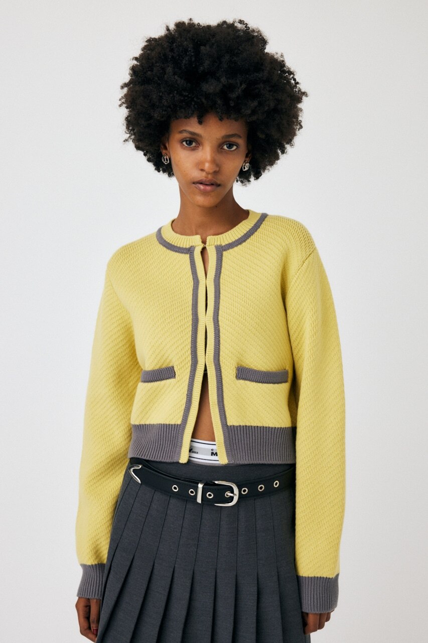 Chanel on sale bicolor cardigan