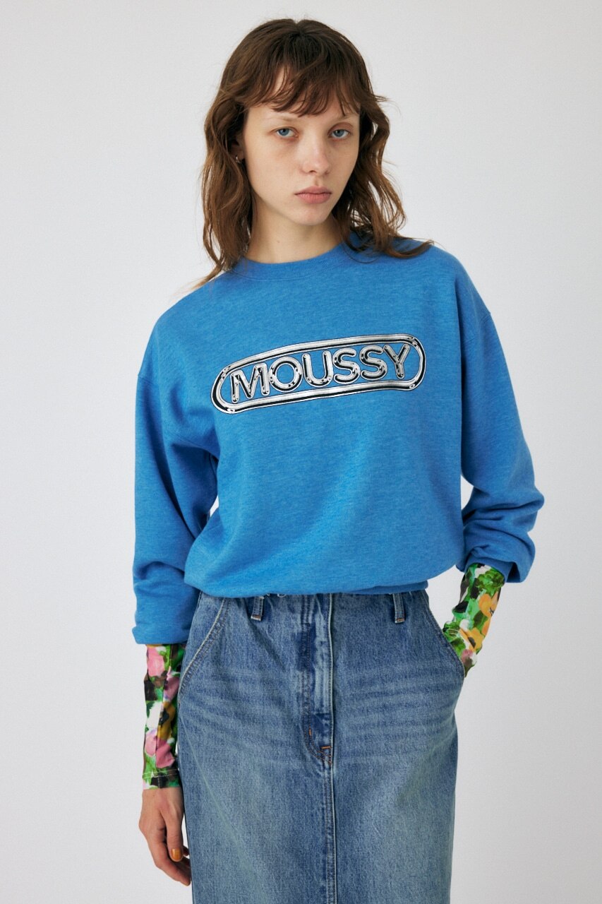 MOUSSY METALLIC LOGO プルオーバー