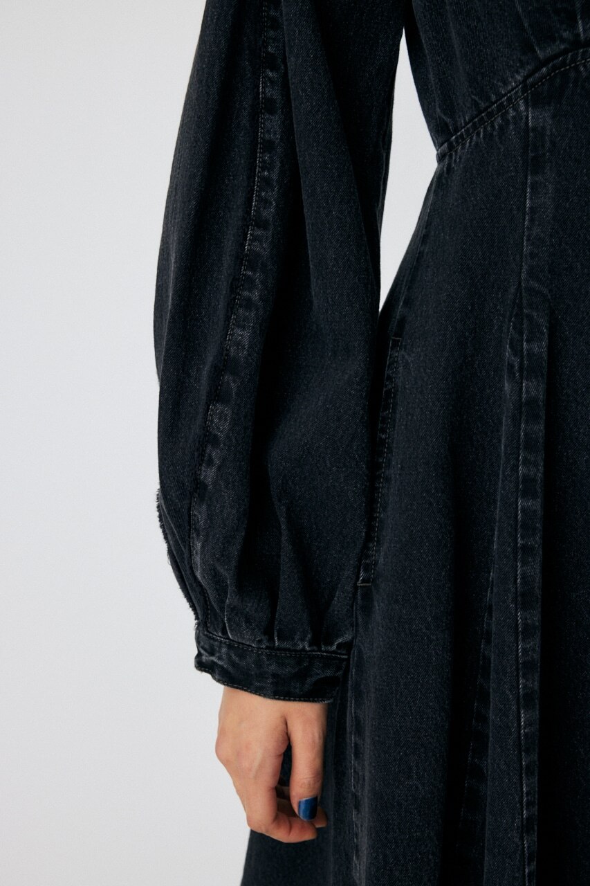 FRINGE SLEEVE DENIM ドレス|MOUSSY(マウジー)の通販｜アイルミネ