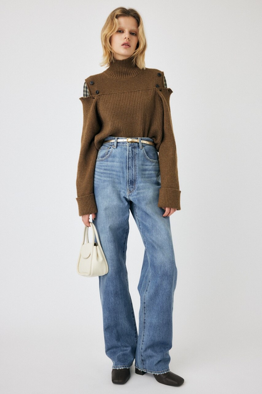 HW COATED LOOSE STRAIGHT|MOUSSY(マウジー)の通販｜アイルミネ