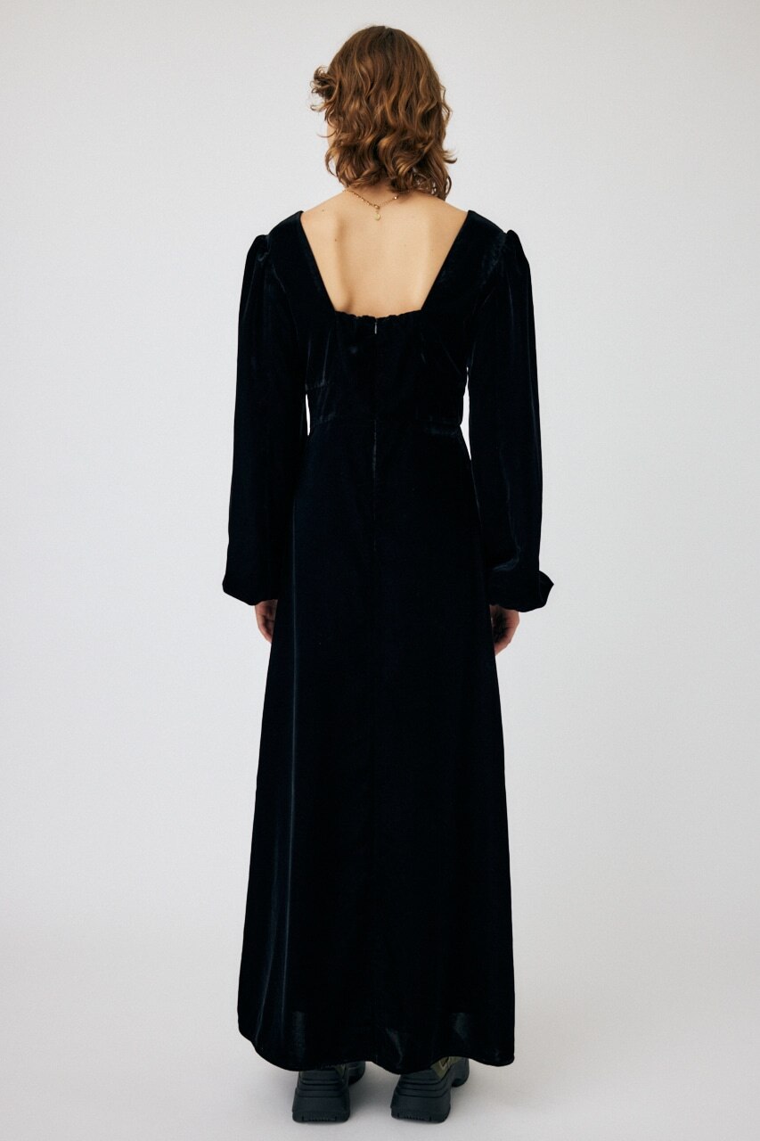 FLORAL PRINT VELOUR ドレス|MOUSSY(マウジー)の通販｜アイルミネ