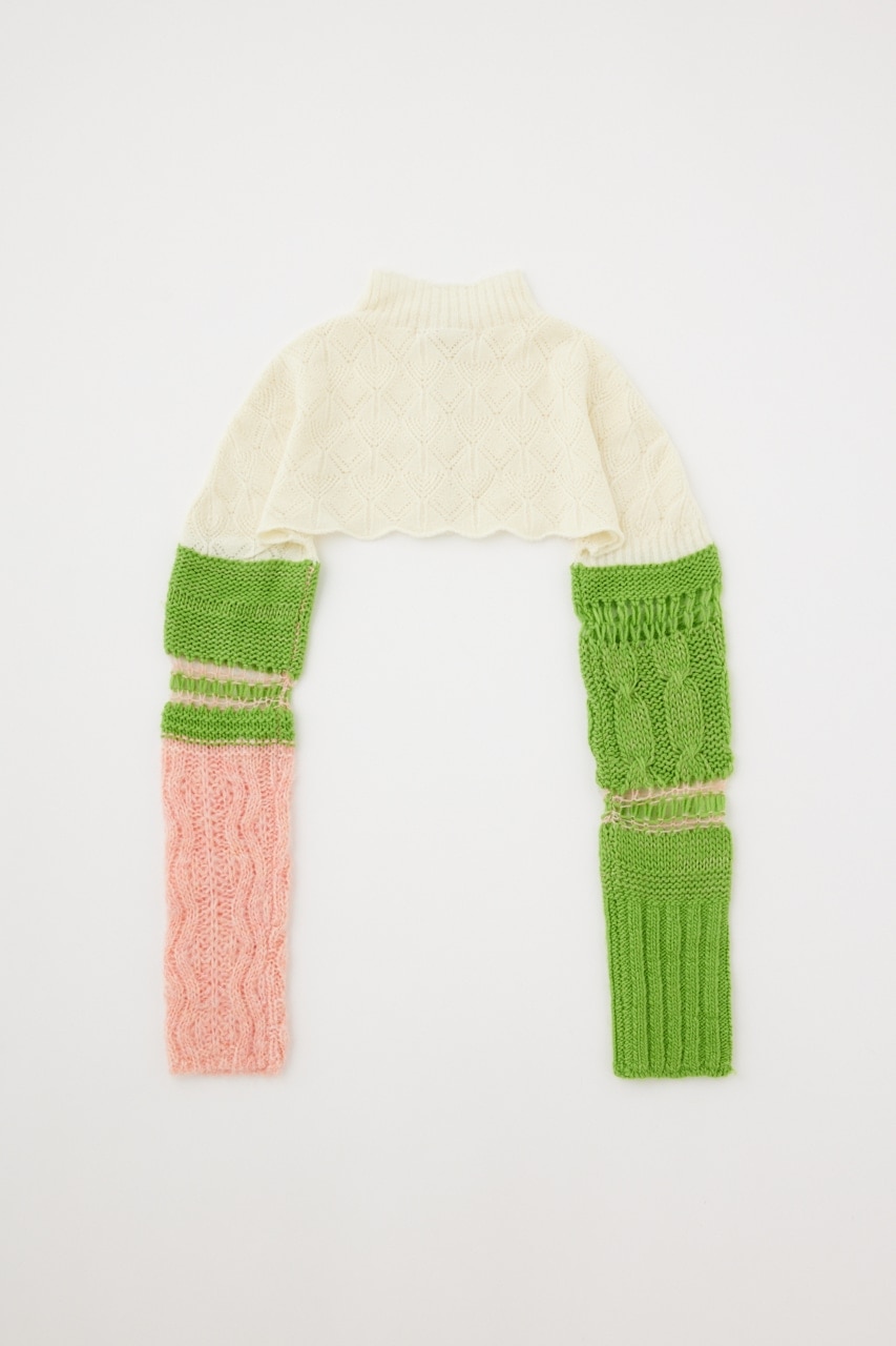 MIX SHORT KNIT トップス|MOUSSY(マウジー)の通販｜アイルミネ