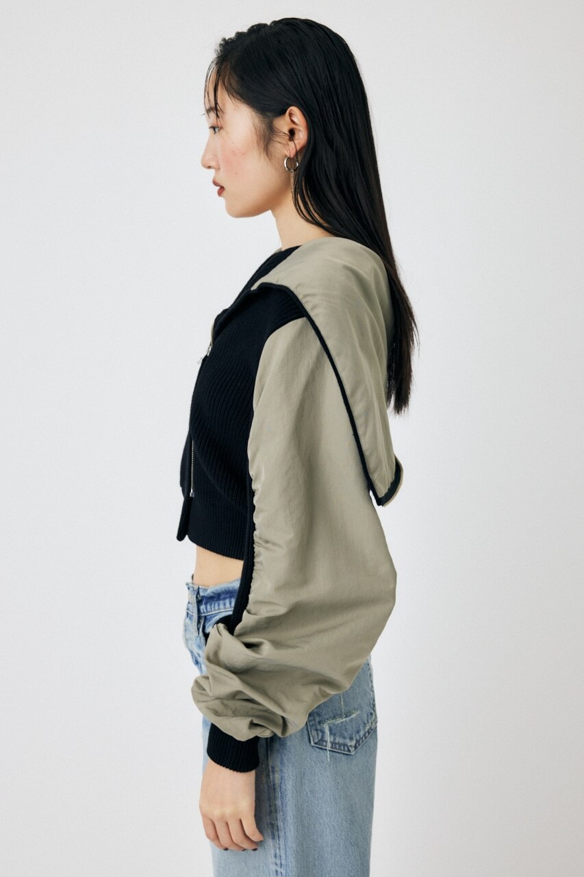 FLIGHT KNIT JACKET トップス|MOUSSY(マウジー)の通販｜アイルミネ