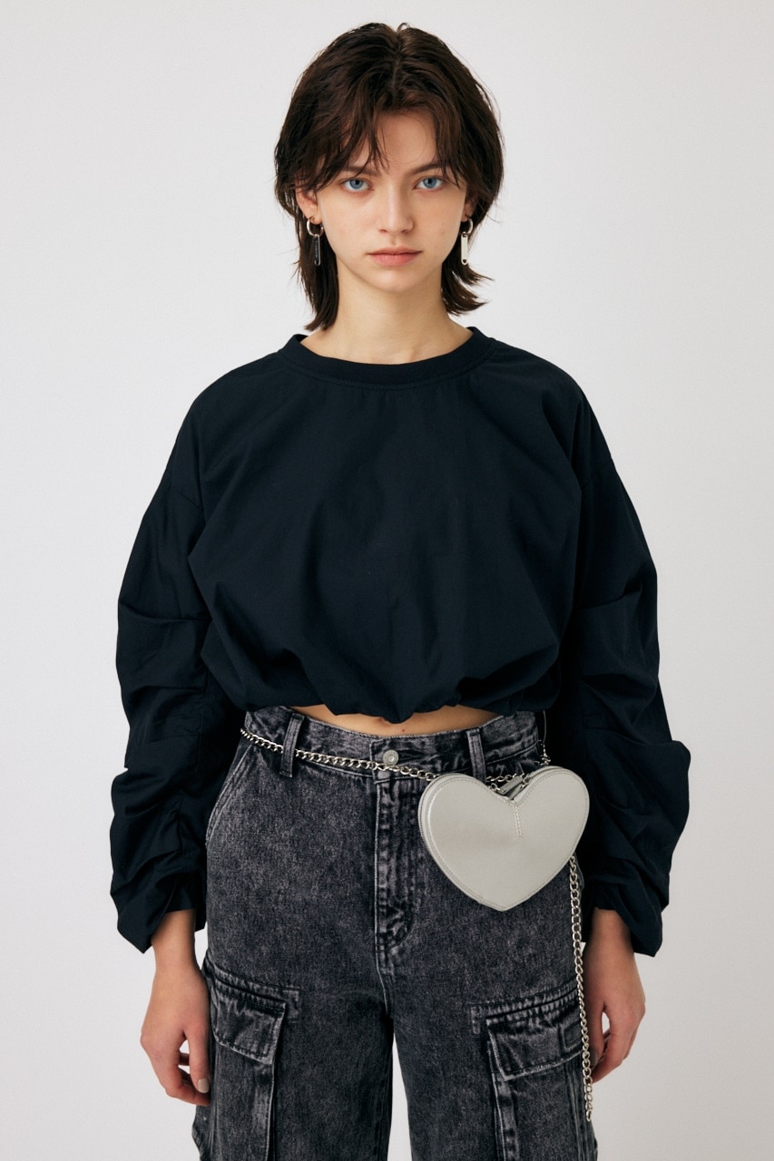 OPEN COLLAR BOLERO シャツ|MOUSSY(マウジー)の通販｜アイルミネ