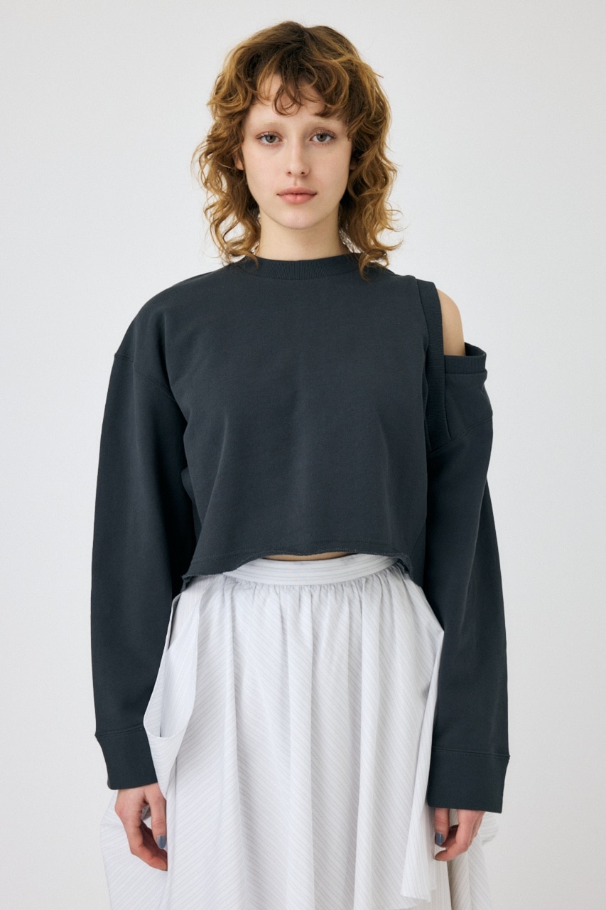 SHOULDER CUT CROPPED トップス|MOUSSY(マウジー)の通販｜アイルミネ