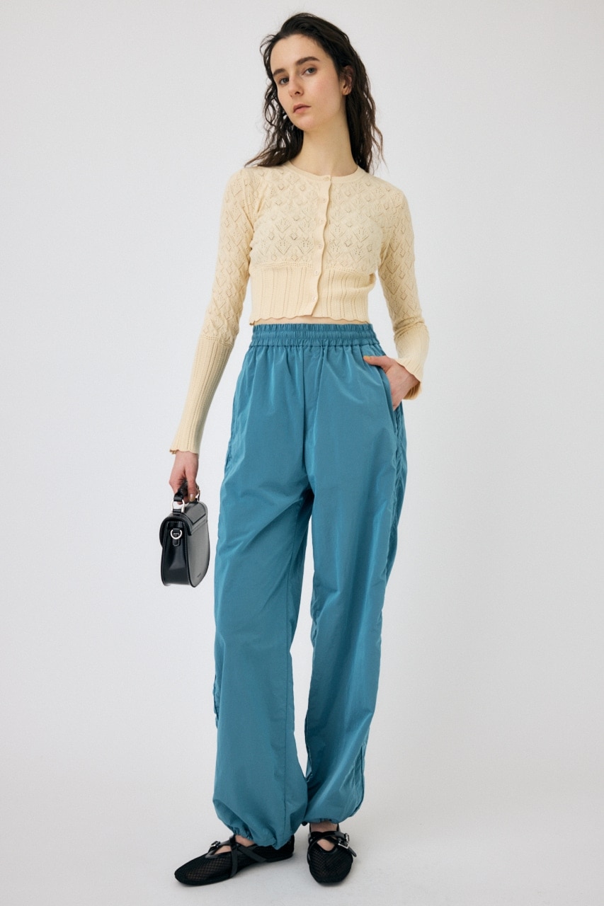 CROCHET KNIT CROPPED カーディガン