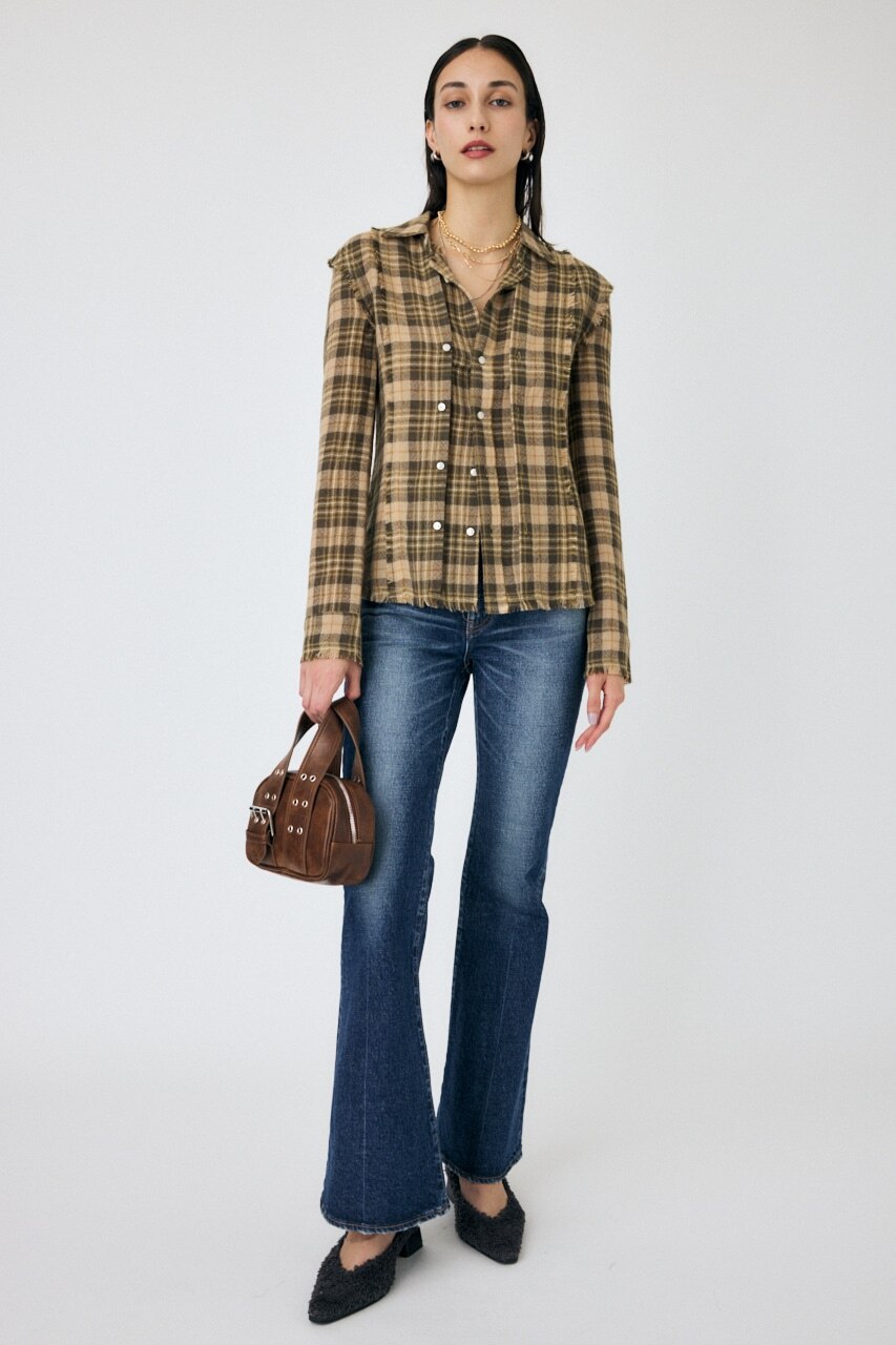 DOUBLE FRONT TARTAN シャツ