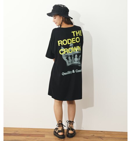 Spray Crownビッグtシャツワンピース ワンピース ロデオクラウンズ Rodeo Crowns の通販 アイルミネ