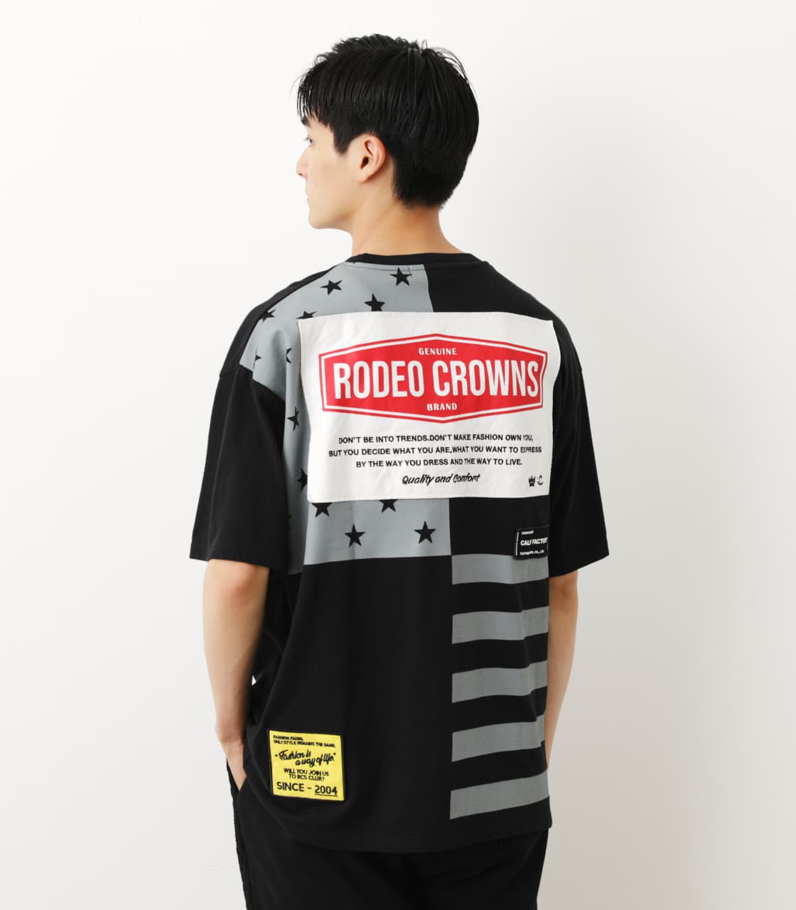 メンズバックUSフラッグTシャツ|RODEO CROWNS(ロデオクラウンズ)の通販