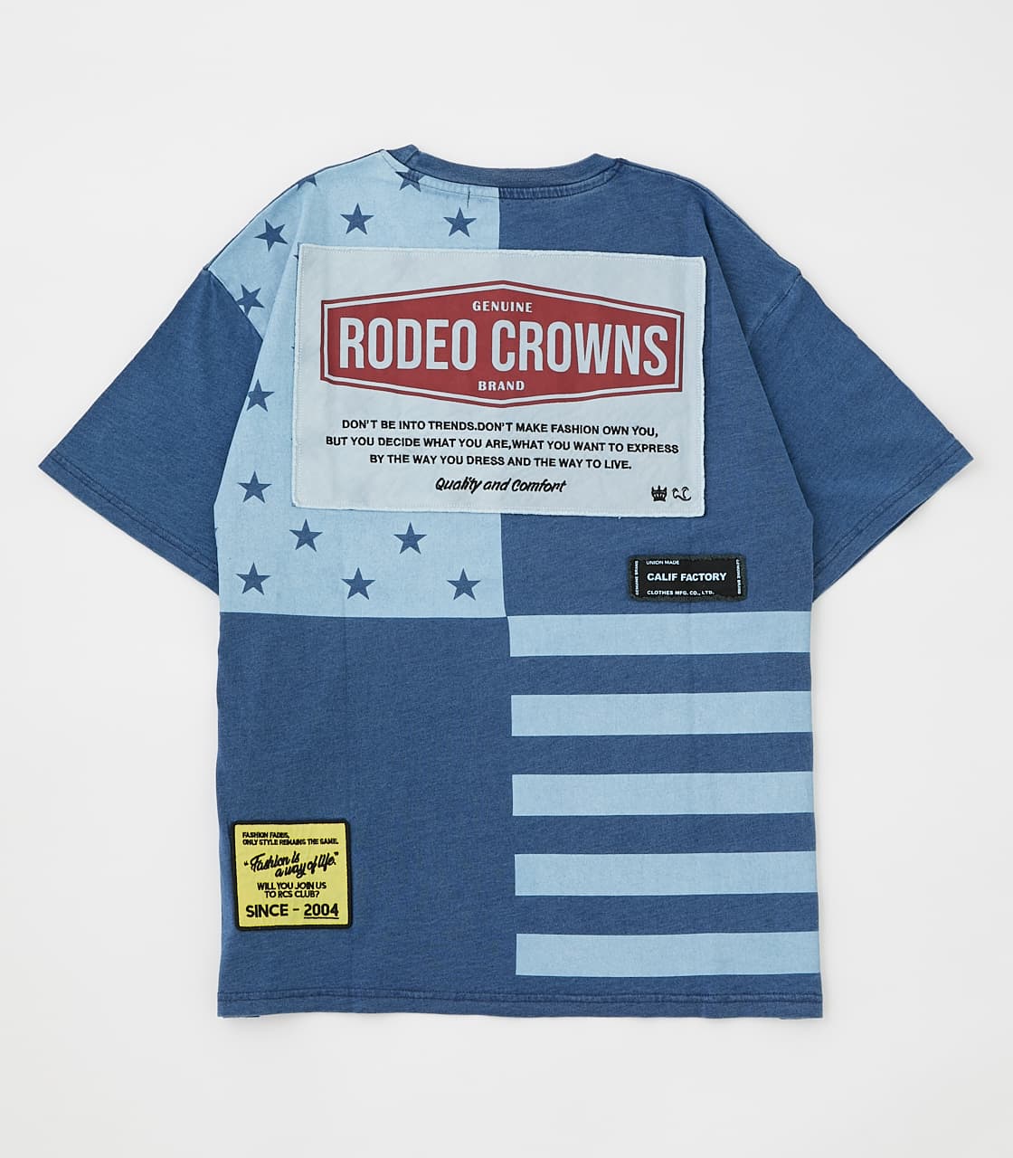 メンズバックUSフラッグTシャツ|RODEO CROWNS(ロデオクラウンズ)の通販