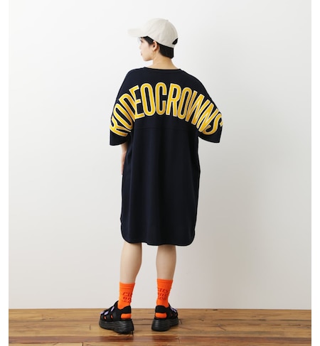 Over Logoカットワンピース Rodeo Crowns ロデオクラウンズ の通販 アイルミネ