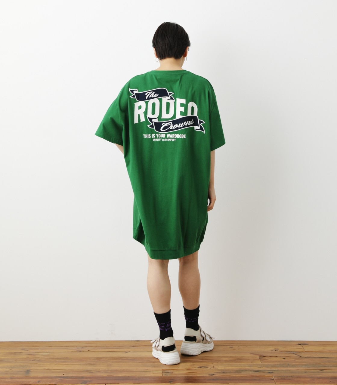 リボンロゴTシャツワンピース|RODEO CROWNS(ロデオクラウンズ)の通販