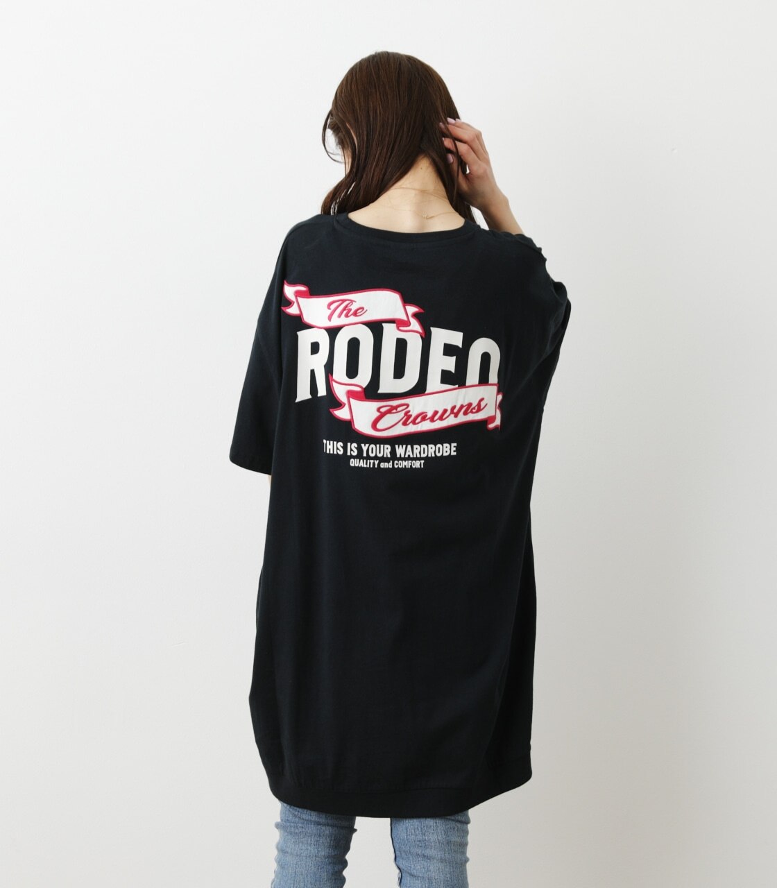 リボンロゴTシャツワンピース|RODEO CROWNS(ロデオクラウンズ)の通販