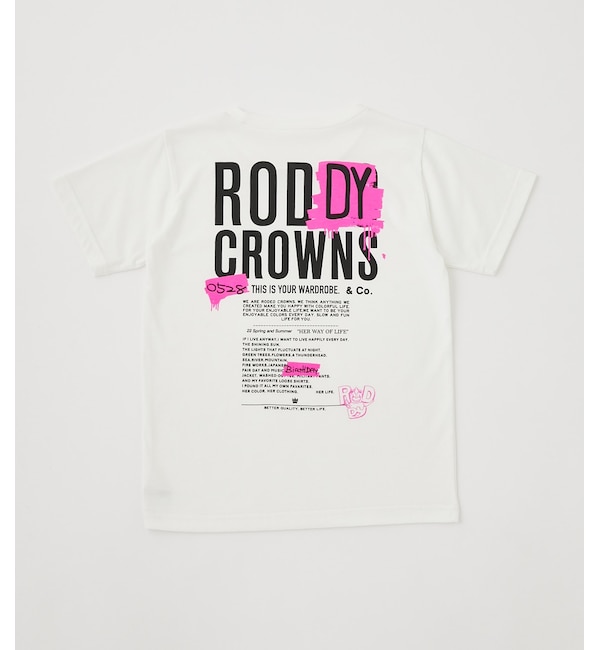 ＜アイルミネ＞【ロデオクラウンズ/RODEO CROWNS】 キッズ0528 R LOGO Tシャツ画像