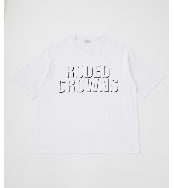 【ロデオクラウンズ/RODEO CROWNS】 SHADOW エンボスロゴ Tシャツ