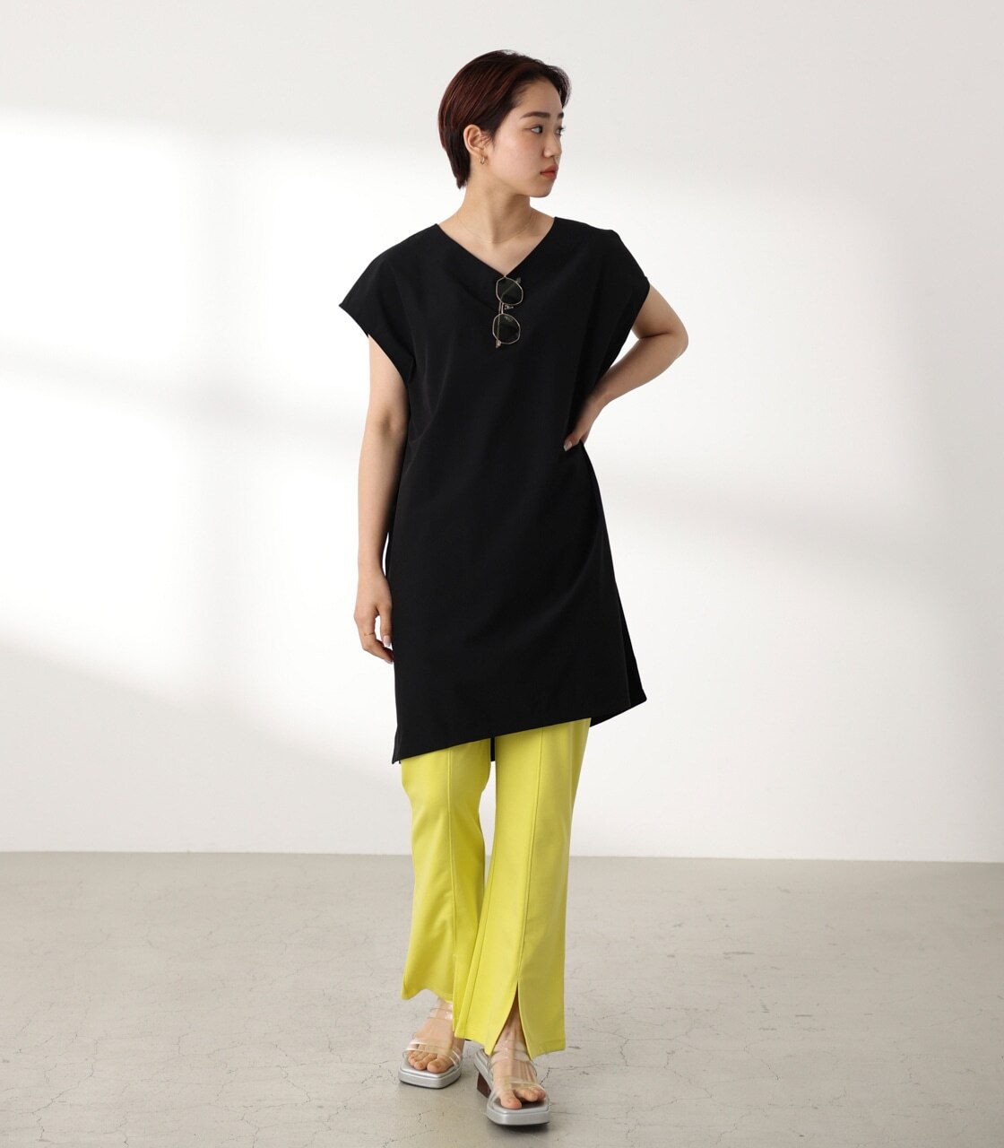 WEB限定）AMPHIBIOUS TUNIC ONE PIECE|RODEO CROWNS(ロデオクラウンズ