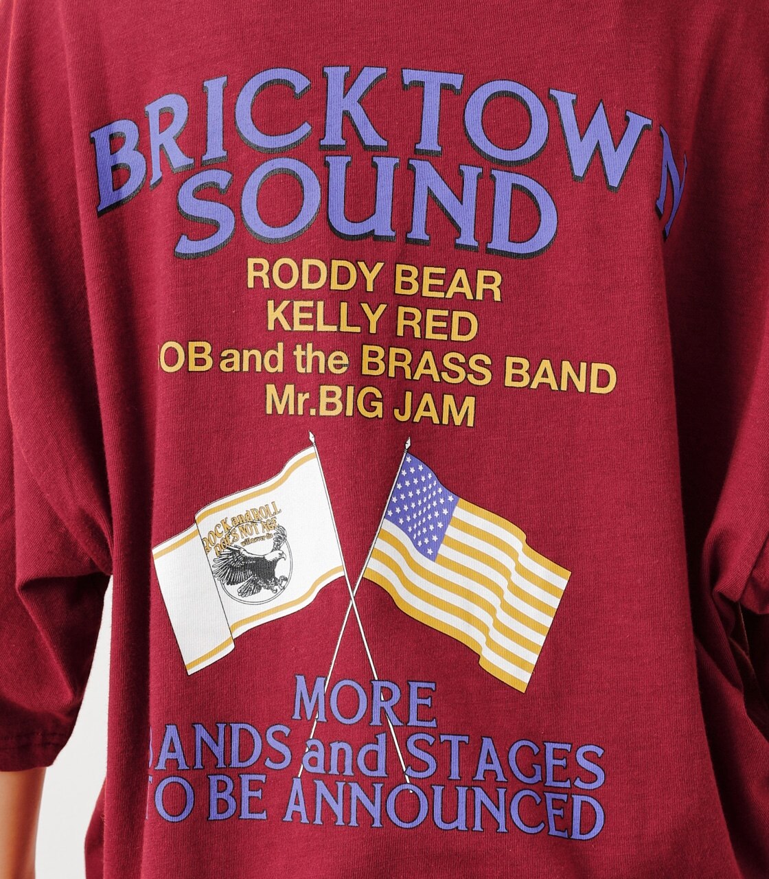 国内先行発売 RODEO CROWNSWIDEBOWL BRICKTOWN FLAG Tシャツ - トップス