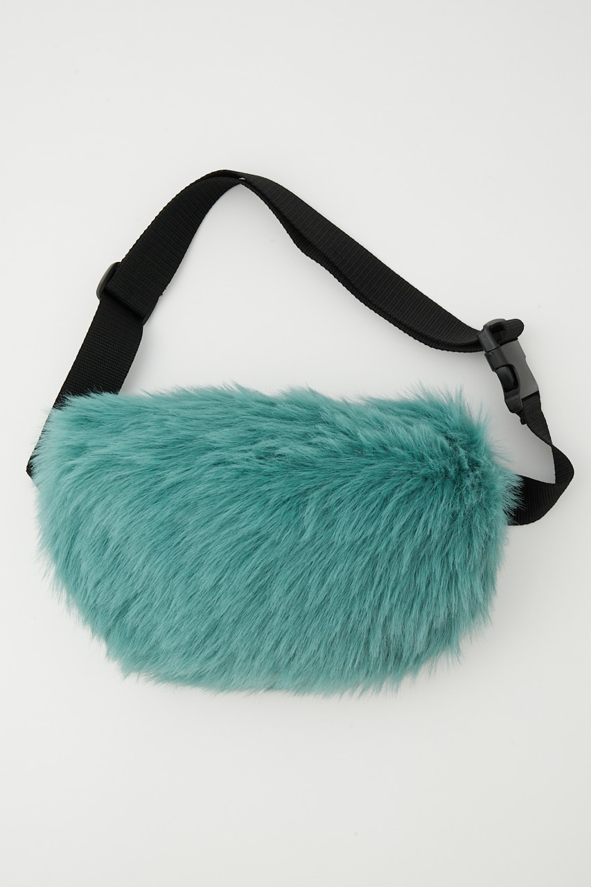 FAUX FUR WAIST BAG