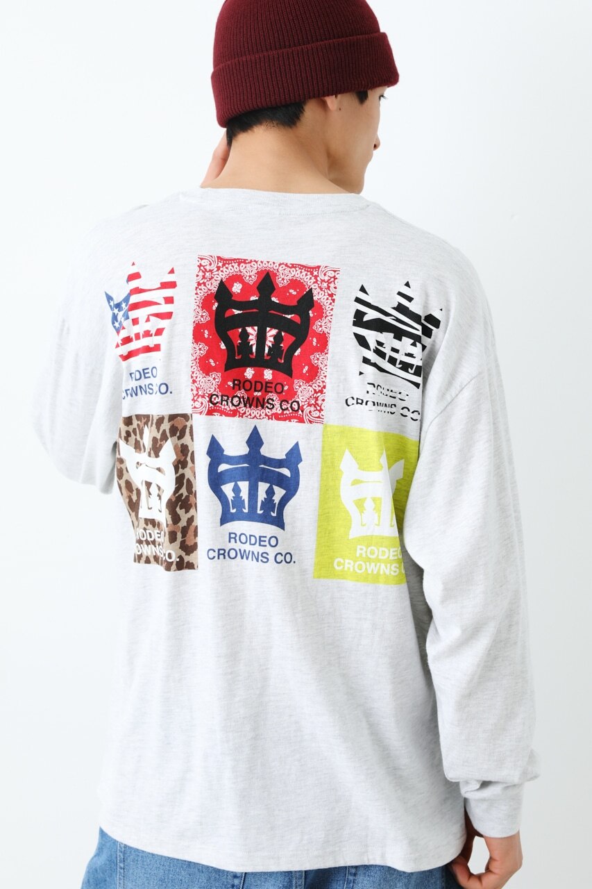 メンズCROWN BOXロングTシャツ|RODEO CROWNS(ロデオクラウンズ)の通販