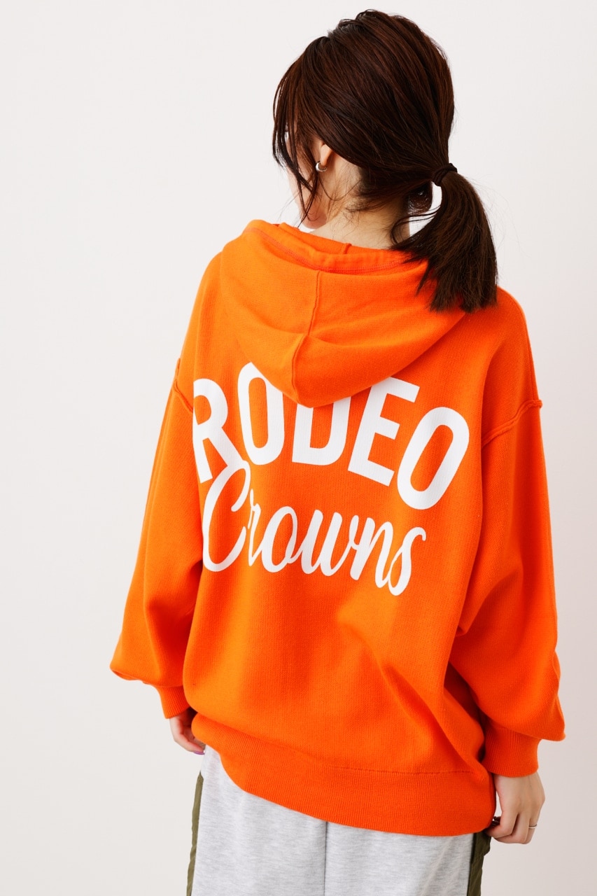 スウェットライクロゴニットフーディー|RODEO CROWNS(ロデオクラウンズ