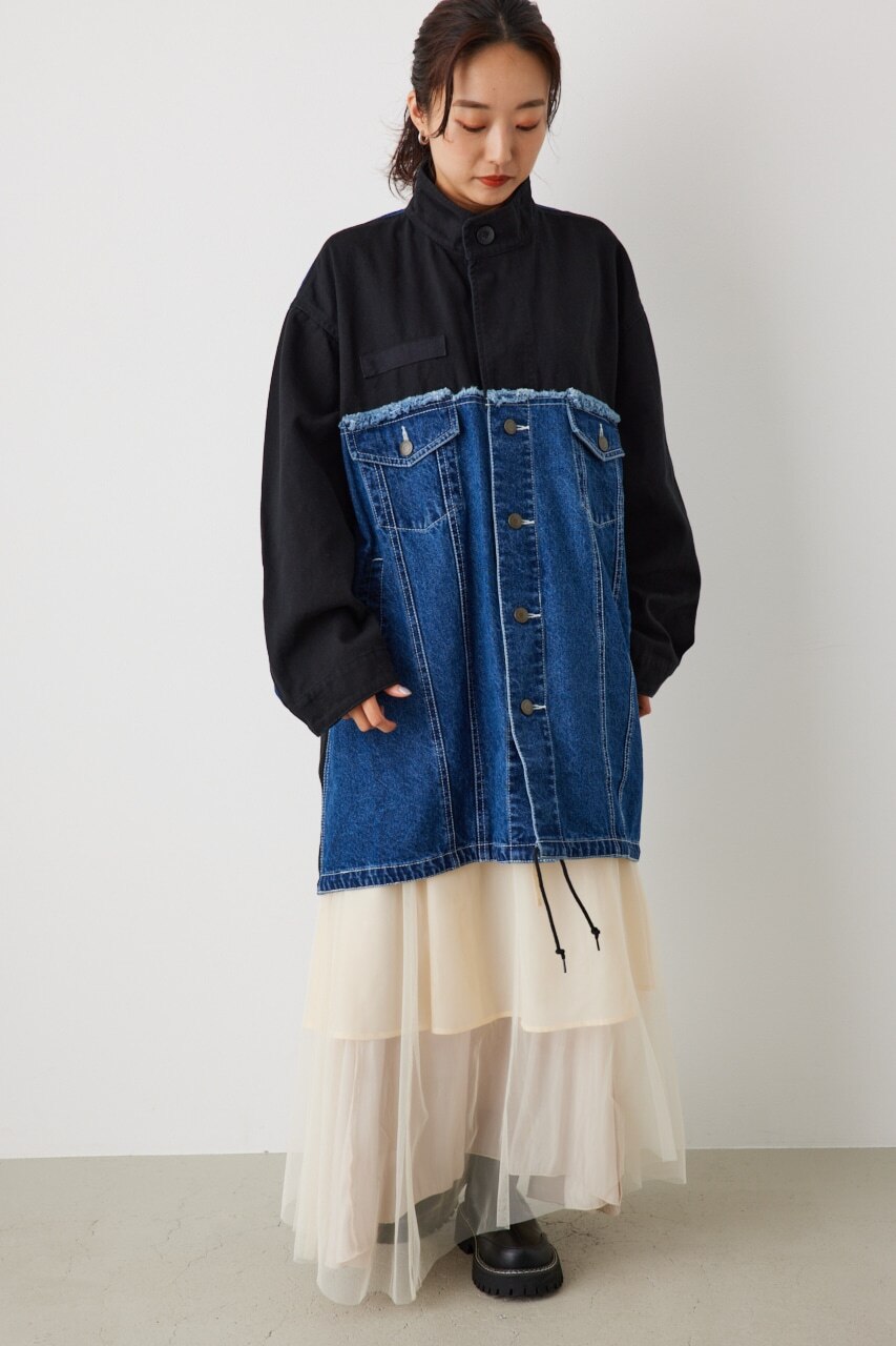 DENIM リメイクライク モッズコート