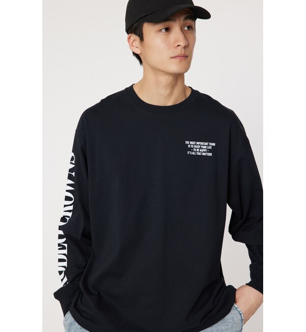 ファッションメンズお薦め|【ロデオクラウンズ/RODEO CROWNS】 メンズバンダナスターアップリケL/S Tシャツ