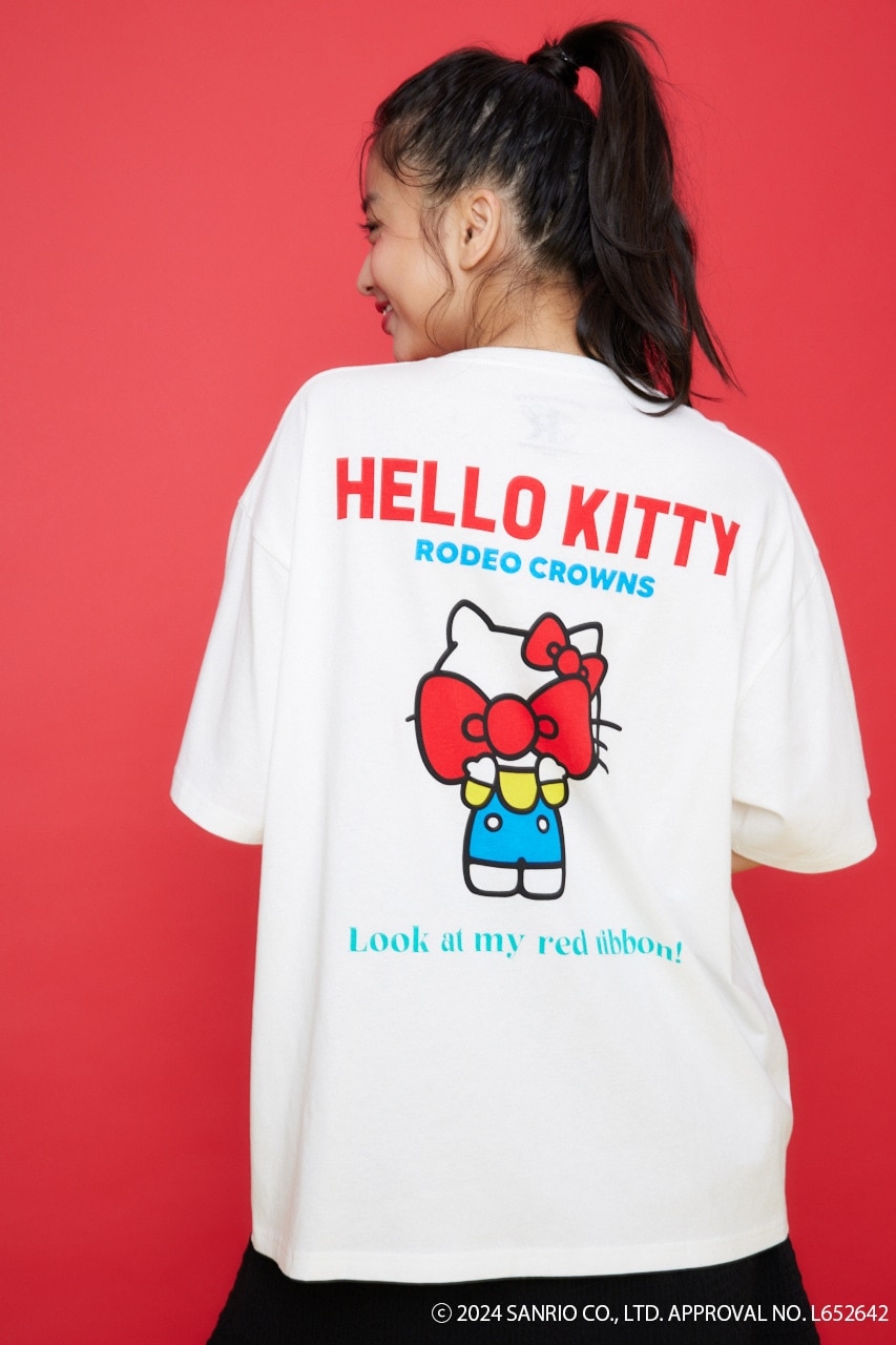 (HK)HIDDEN RIBBON KITTY Tシャツ